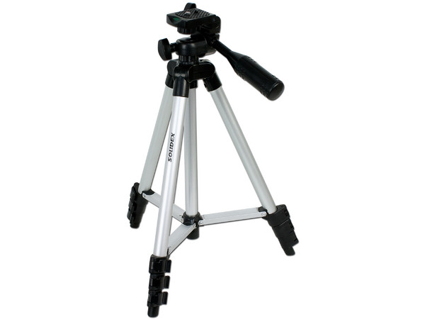 Tripie Solidex para cámara Fotográfica y de Video, 4 niveles de altura.