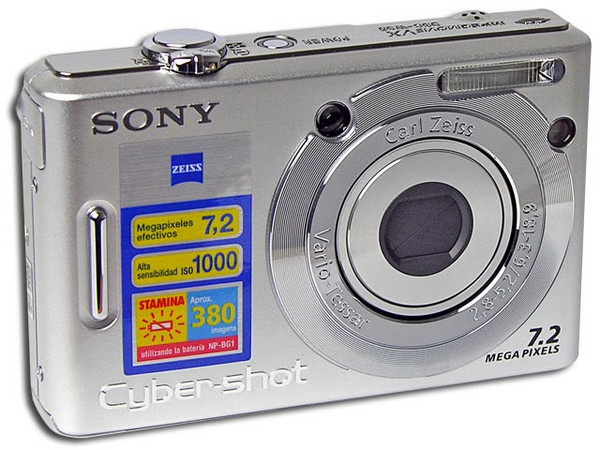 Cámara Fotográfica Digital Sony Cyber-Shot DSC-W35, 7.2MP con estuche