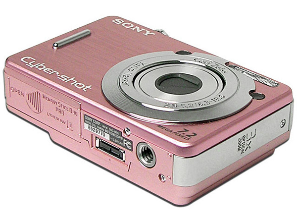 Cámara Fotográfica Digital Sony Cyber-Shot DSC-W55, 7MP. Color Rosa