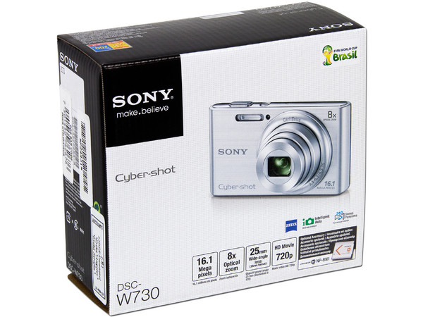Cámara Fotográfica Digital Sony Cyber-Shot DSC-W730, 16.1 MP, Zoom Óptico 8x, 360 Sweep Panorama y video HD 720p.