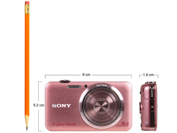 Cámara Fotográfica Digital Sony Cyber-shot DSC-WX7 de 16.2MP, Zoom Óptico 5x, 3D Sweep Panorama y video Full HD 1080i. Color Rosa 