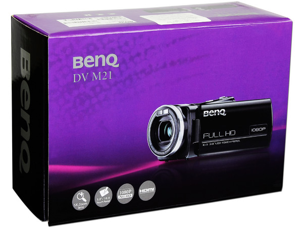 Cámara de Video Full HD BenQ DV M21, Zoom Óptico 5x, graba en Memorias SDHC