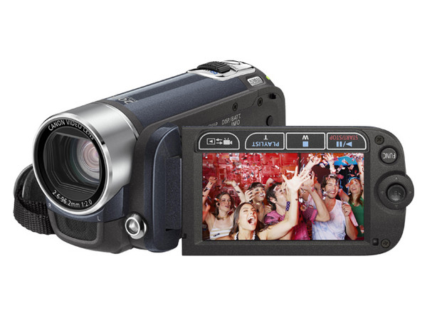 Cámara de Video Canon FS200 Azul, Zoom Avanzado de 41x, graba en Memorias SDHC