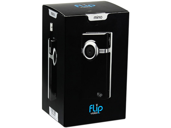 Cámara de Video Flip mino 640x480 con 2GB de memoria interna. Color Negra