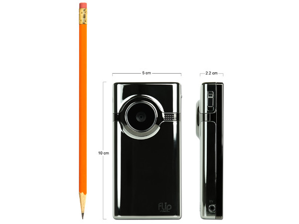 Cámara de Video Flip minoHD Alta Definición 1280x720 con 4GB de memoria interna