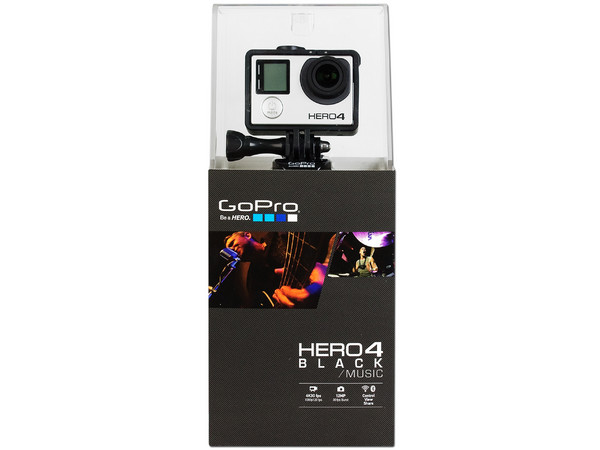 Cámara de Acción GoPro Hero 4 Black Music, Ultra HD 4K, Wi-Fi, Bluetooh. 