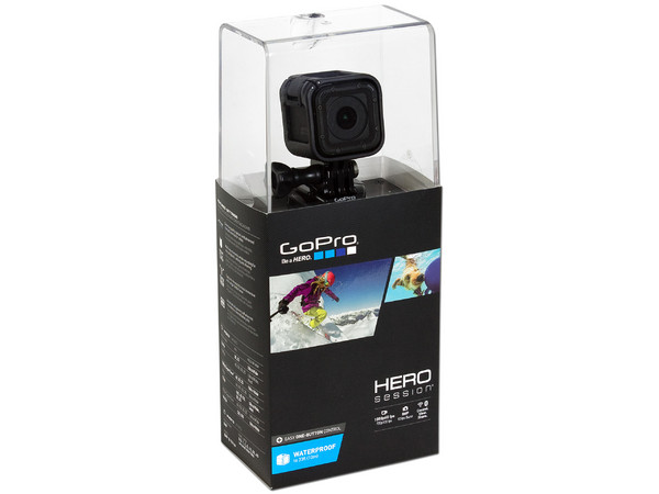 Cámara de Acción GoPro Hero Session, HD 1440p, Wi-Fi, Bluetooth, Sumergible hasta 10 metros.