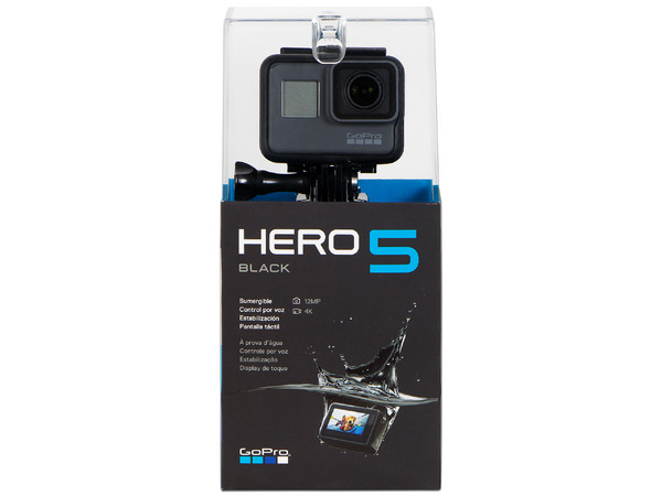 Cámara GoPro Hero 5 Black Edition, Pantalla LCD LCD touch screen de 2