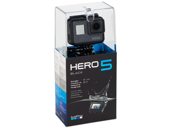 Cámara GoPro Hero 5 Black Edition, Pantalla LCD LCD touch screen de 2