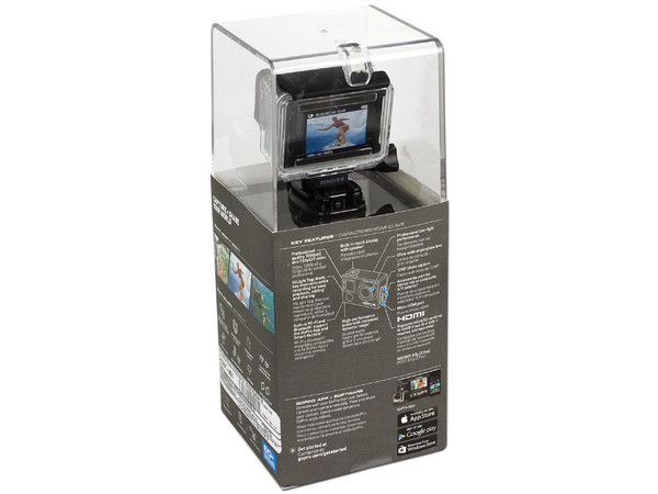 Cámara de Acción GoPro Hero4 Silver, Ultra HD 4K, Wi-Fi, Bluetooh, Pantalla Táctil, Sumergible hasta 40 metros.
