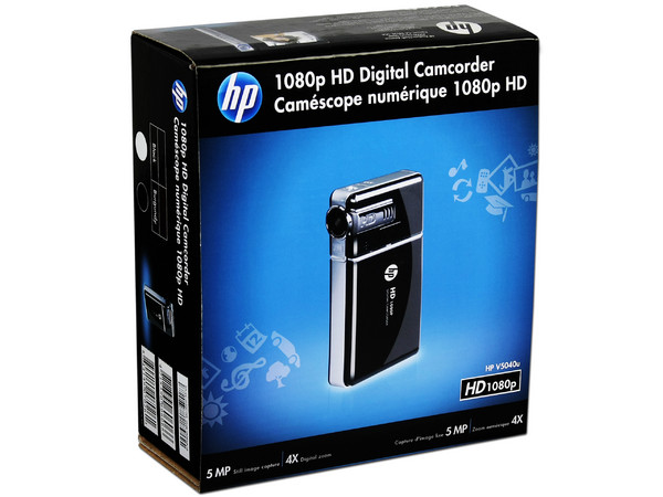 Cámara de Video HP V5040u Alta Definición Fotos de 5 MP y video 1080p.