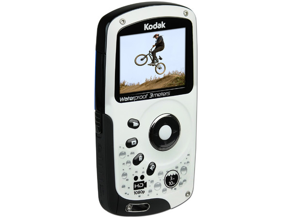 Cámara de Video Kodak  HD PlaySport Zx3 Alta Definición Fotos de 5 MP y video 1080p. hasta 3m bajo el Agua. Color Azul.
Gratis Memoria SDHC de 4 GB!