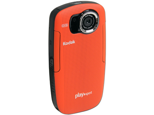 Cámara de Video Kodak HD PlaySport Zx5, Alta Definición, Fotos de 5 MP y Video 1080p. Resistente al polvo, impactos y hasta 3m bajo el Agua. Color Roja.