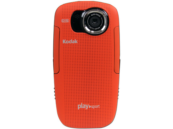 Cámara de Video Kodak HD PlaySport Zx5, Alta Definición, Fotos de 5 MP y Video 1080p. Resistente al polvo, impactos y hasta 3m bajo el Agua. Color Roja.