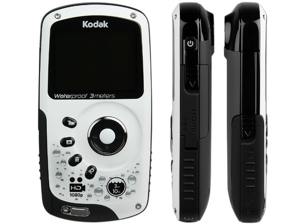 Cámara de Video Kodak  HD PlaySport Zx3 Alta Definición Fotos de 5 MP y video 1080p. hasta 3m bajo el Agua. Color Negra.
Gratis Memoria SDHC de 4 GB!