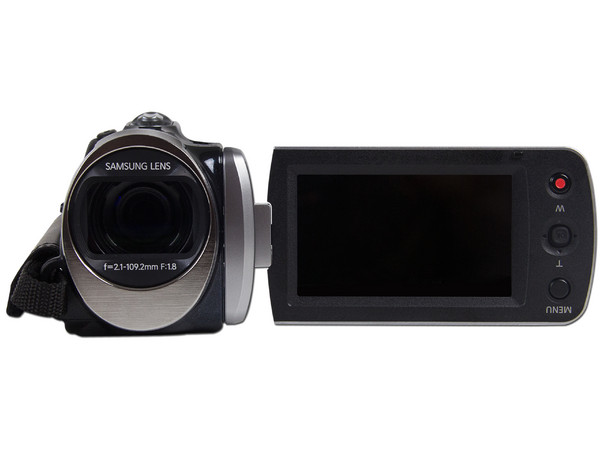 Cámara de Video HD Samsung HMX-F90, Zoom Óptico 52x, graba en Memorias SDXC.