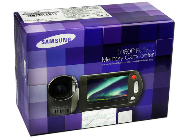 Cámara de Video Full HD Samsung HMX-M20BN, graba en Memorias SDHC. Color Negra