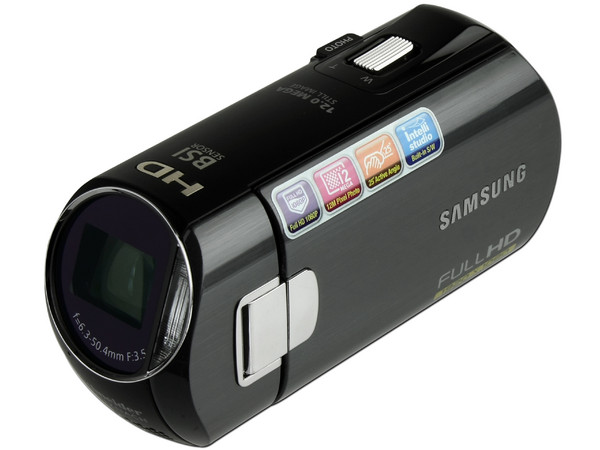 Cámara de Video Full HD Samsung HMX-M20BN, graba en Memorias SDHC. Color Negra