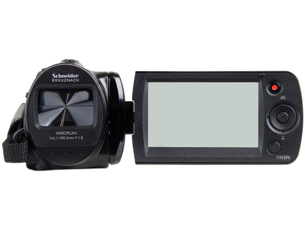 Cámara de Video Samsung, Zoom Óptico 52x, graba en Memorias SDHC.