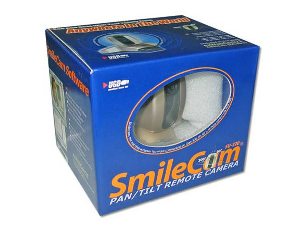 SmileCAM-USB (SU-320) se controla a través de Internet para Videoconferencia, Webcam, Monitorización y Seguridad.