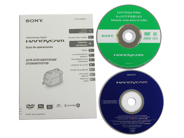 Cámara de Video Sony DCR-DVD308, Zomm Óptico 25X  MiniDVD