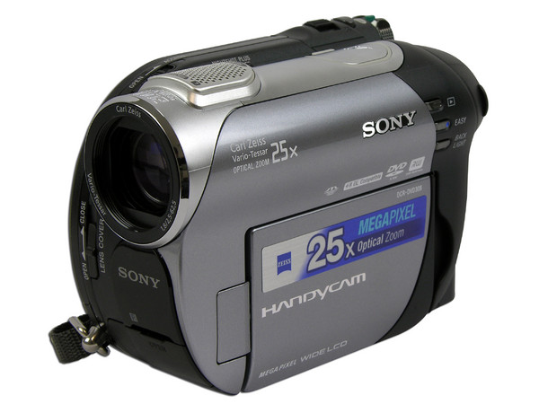 Cámara de Video Sony DCR-DVD308, Zomm Óptico 25X  MiniDVD