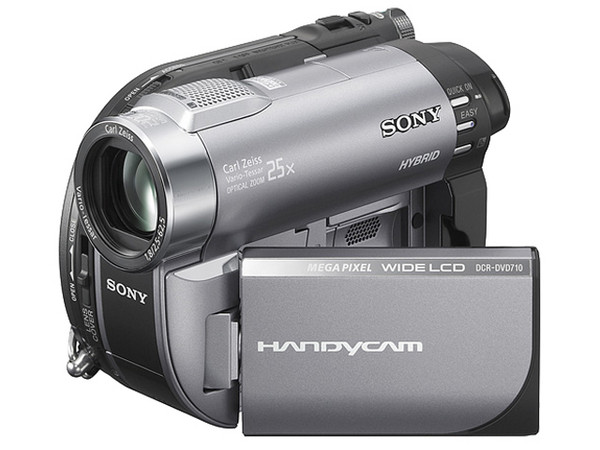Cámara de Video Sony DCR-DVD710, Zoom Óptico 25x, MiniDVD 
