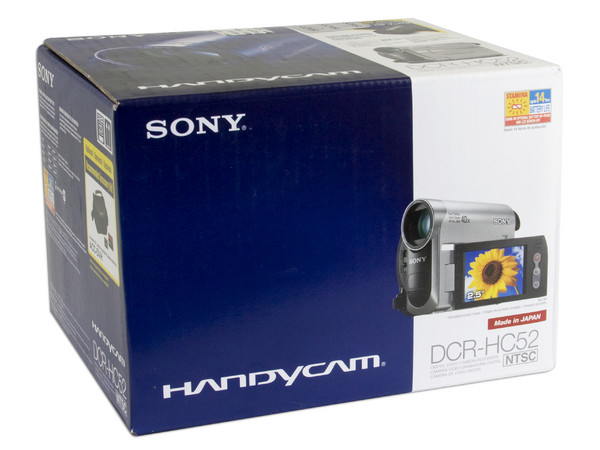 Cámara de Video Sony DCR-HC52, Zoom Óptico 40x, Mini DV