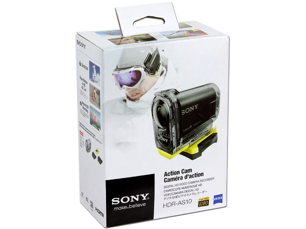 Cámara de Video Sony Action Cam HDR-AS10, Full HD, graba en Memory Stick Micro.