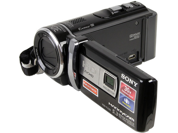 Cámara de Video Sony con Proyector Integrado, Full HD 1080i, Zoom Óptico 25x, graba en Memorias Memory Stick y SDXC.