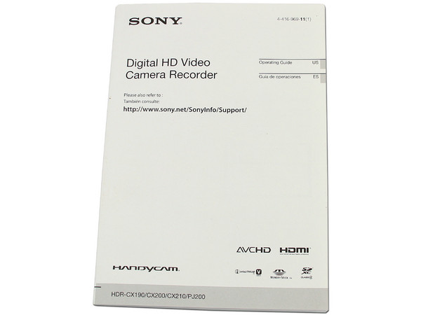 Cámara de Video Sony con Proyector Integrado, Full HD 1080i, Zoom Óptico 25x, graba en Memorias Memory Stick y SDXC.