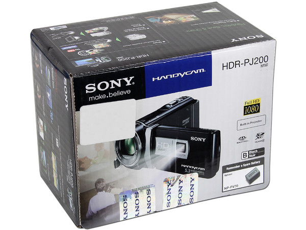 Cámara de Video Sony con Proyector Integrado, Full HD 1080i, Zoom Óptico 25x, graba en Memorias Memory Stick y SDXC.