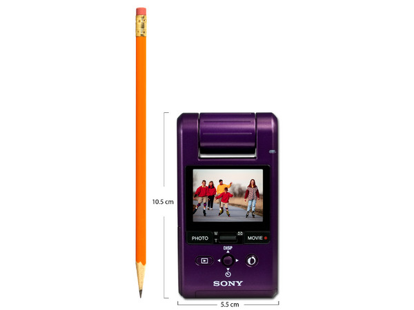 Cámara de Video Sony MHS-PM1 Alta Definición Fotos de 5 MP y video MP4 1080HD, graba en Memory Stick PRO Duo. Gratis memoria de 4GB