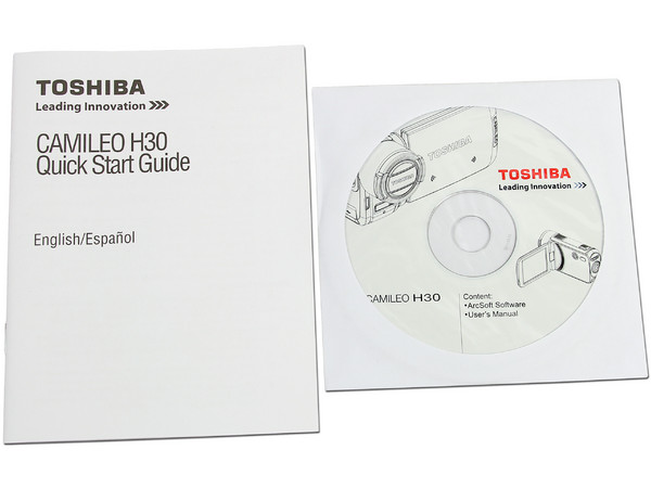 Cámara de Video Full HD Toshiba Camileo H30, graba en Memorias SDHC.