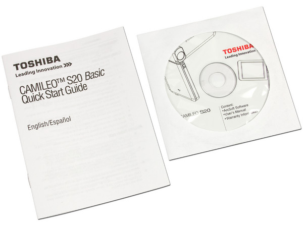 Cámara de Video Full HD Toshiba Camileo S20 Basic, graba en Memorias SDHC.