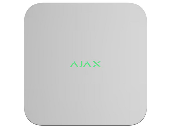NVR Ajax Ajax NVR (16ch) WH de 16 Canales IP, H.265 / H.264, hasta 1 Disco Duro de hasta 16TB (No Incluido). Color Blanco.