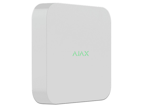 NVR Ajax NVR (8ch) (9NA) de 8 Canales IP. Soporta Discos Duros de hasta 16TB (No Incluido). Color Blanco.