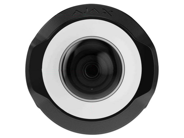 Cámara IP Tipo Mini Domo Ajax DOMECAMMINI5MP de 5MP (2880 x 1620), Lente de 2.8mm, IR hasta 15m, IP65. Color Blanco.