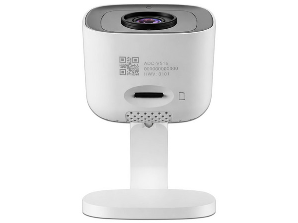 Cámara Tipo Bala Alarm.com ADC-V516 de 2MP (1920 x 1080), Lente de 3.19mm, IR hasta 4m, Wi-Fi. Color blanco.