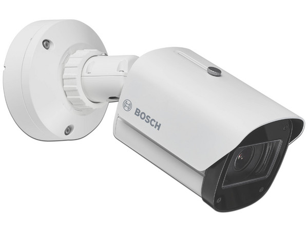 Cámara IP Tipo Bala Bosch FCS-8000-VFD-I de 4MP (2688 x 1520), Detección de Humo, IR de hasta 80m, IP67, Color Blanco.
