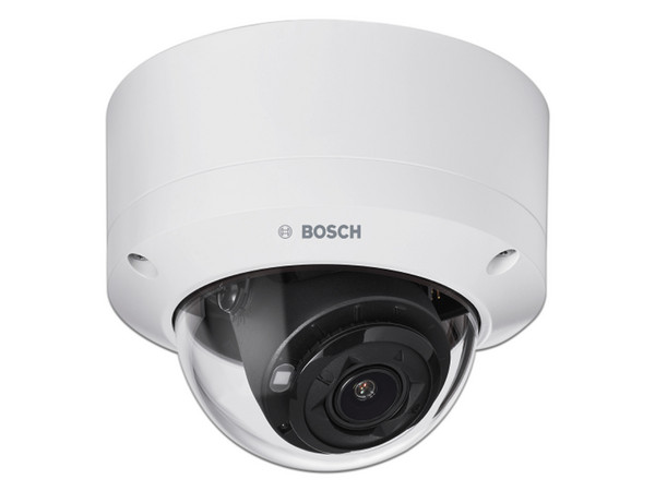 Cámara IP Domo Bosch NDE-5703-AL de 5MP, IR 45m, IP66, IK10, Color Blanco.