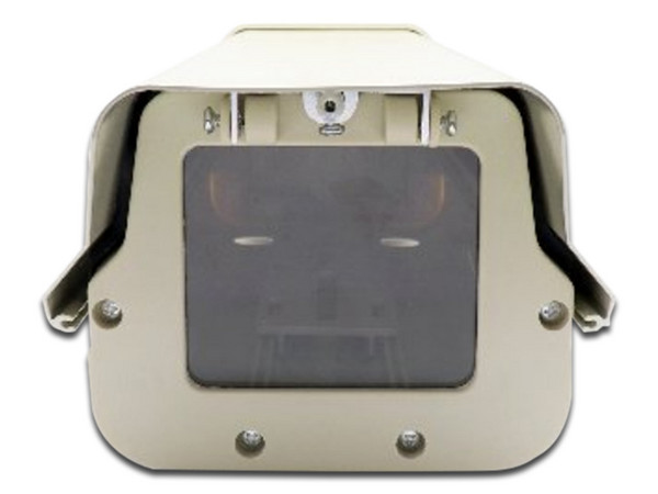 Gabinete para cámara de videovigilancia CCTV Brobotix, Anti-vandálico Color Beige.