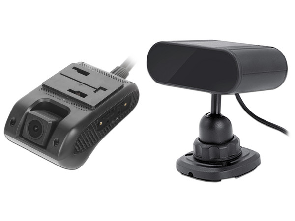 Cámara dual con sistema de control del conductor, 4G, Comunicación dos vías y múltiples alarmas.