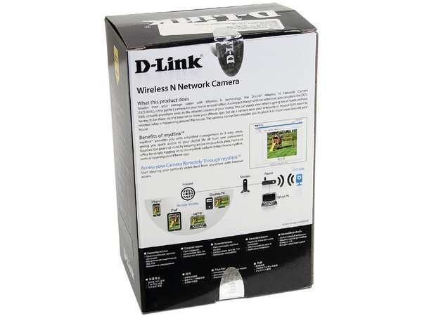 Cámara Web IP D-Link DCS-930L Wireless-N para Monitoreo del hogar y oficina por Internet.