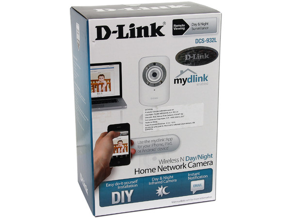 Cámara Web IP D-Link DCS-932L Wireless-N para Monitoreo Doméstico por Internet, Día/Noche (con cámara Infrarroja).