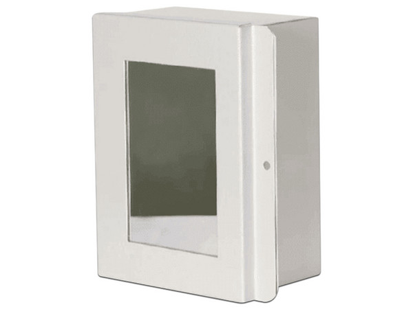 Gabinete Metálico DSC GS008 para Llaves, Espejo de 4mm, Acero RF. Color Beige.