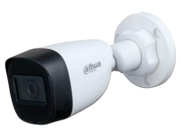 Cámara Dahua Technology DH-HAC-HFW1500CN-A-0280B, Tipo Bala, 5 MP, Lente 2.8mm, Ir de 30m, IP67. Color Blanco.