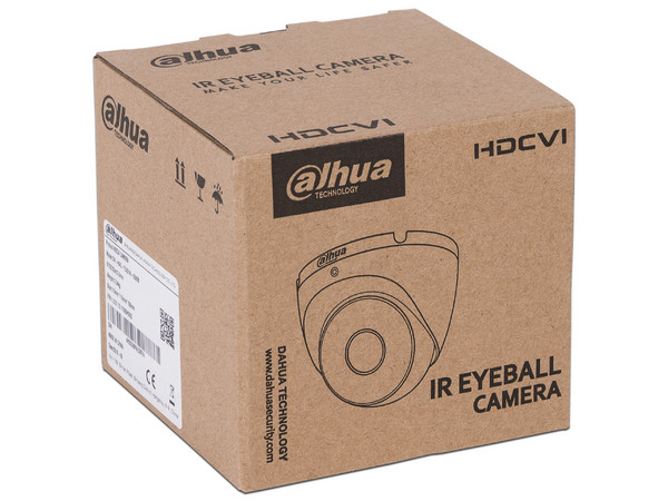 Cámara Dahua Cooper de vigilancia tipo domo con Lente fija, IR hasta 20m, 1080P, 2MP.