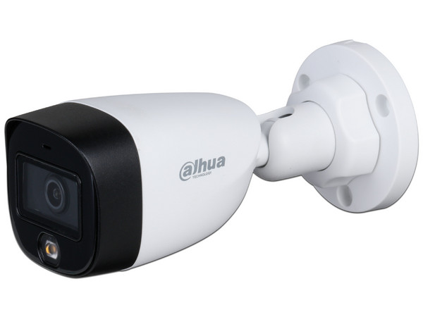 Cámara Bullet DAHUA HAC-HFW1209CN-A-LED-S3, Full Color 1080p, Lente 2.8mm, 107.8 Apertura, Micrófono Integrado, 30m Luz Visible, DWDR, Starlight, IP67, Compatible CVI/AHD/CVBS.