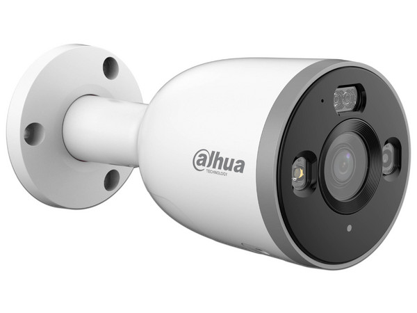 Cámara IP Tipo Bala Dahua DH-F3D-PV de 3MP (2304 x 1296), Lente de 2.8mm, IR de Hasta 30m, IP67. Color Blanco.